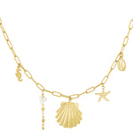 large beachy necklace