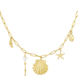 large beachy necklace