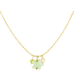 beachside necklace - green &