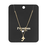 Fish and pearl Necklace