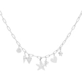 beach babe charm necklace