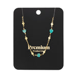 embrace the love necklace - green and