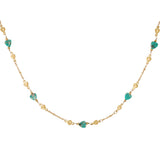 embrace the love necklace - green and