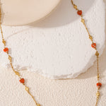 embrace the love necklace - green and