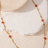 embrace the love necklace - green and