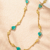 embrace the love necklace - green and