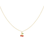 necklace cherry love