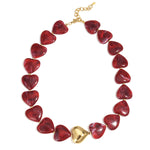 Acrylic Beaded Necklaces Heart Retro Daily Classic Series Women's jewelry