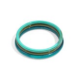 Acrylic Bangles Solid Color Casual Daily Simple Series Women's jewelry