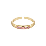 Ring with stones - Stainless Steel