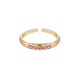 Ring with stones - Stainless Steel