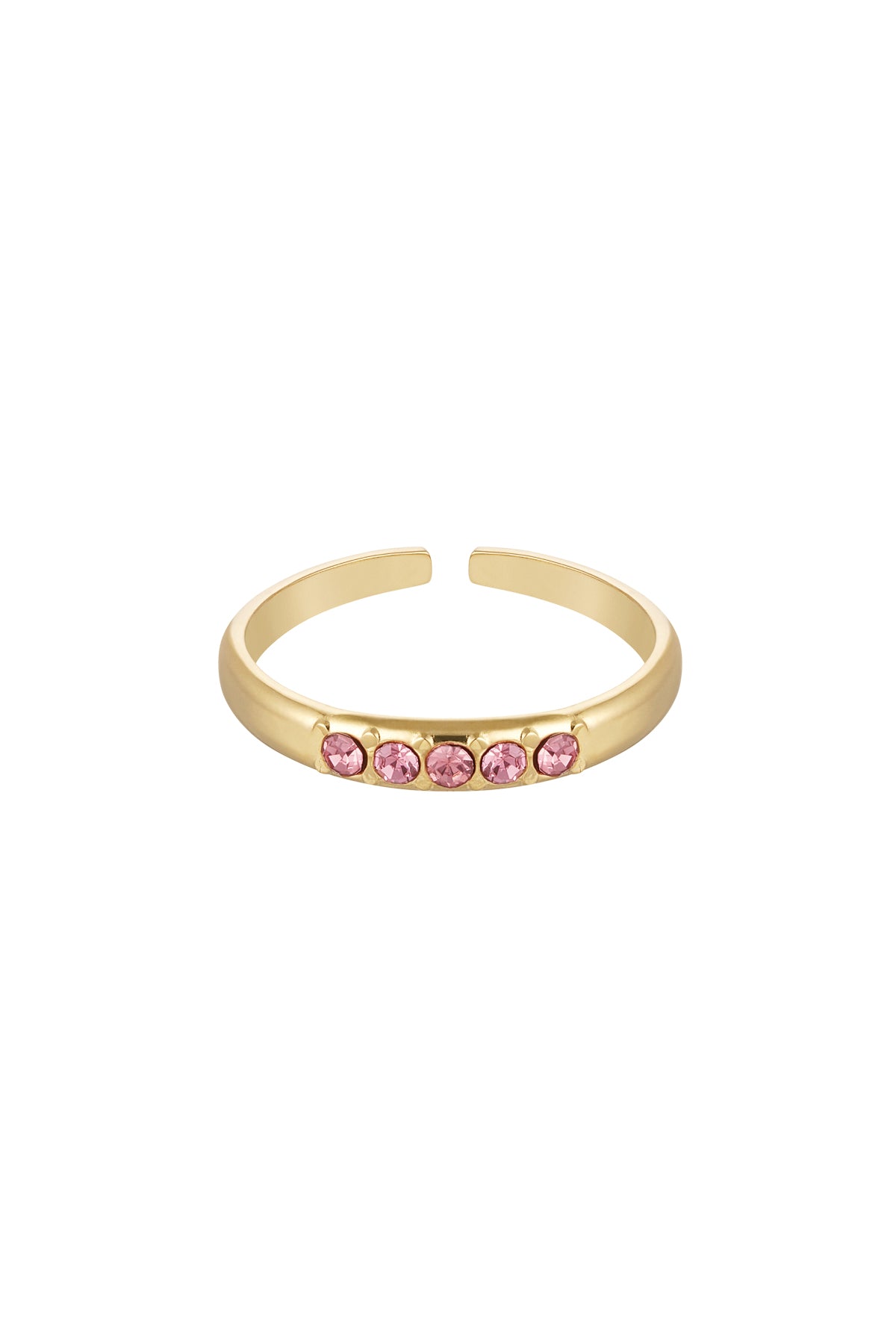 Ring with stones - Stainless Steel