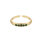 Ring with stones - Stainless Steel