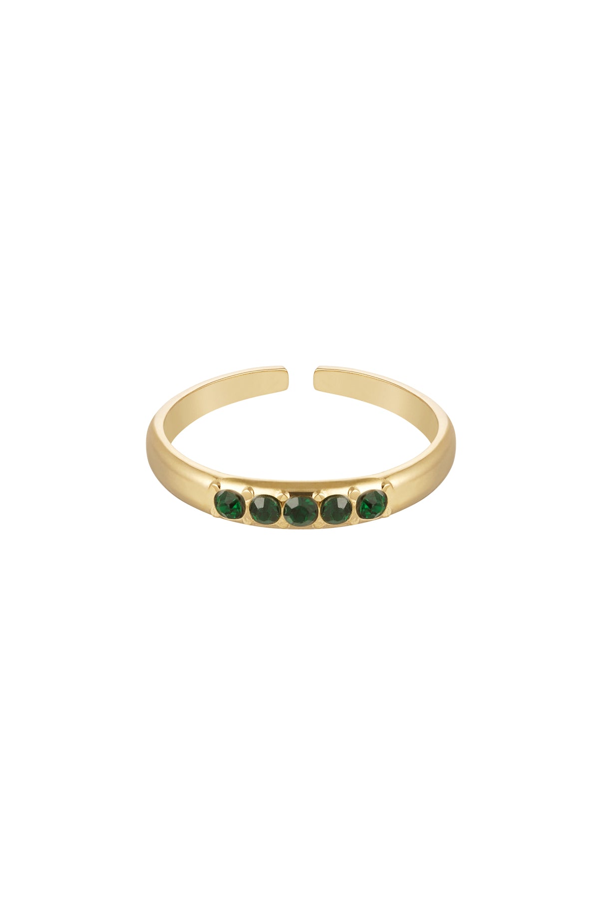 Ring with stones - Stainless Steel