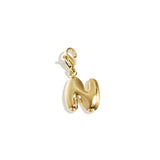 DIY initial letter jewelry charm