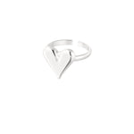 classy heart ring