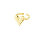 classy heart ring