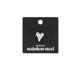 Aesthetic heart ring - Silver Color color