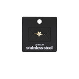 Basic solid color ring with flower