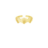 Ring sea shell lover - Silver Color color