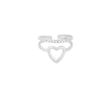 heart & sparkle ring