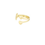 heart trio ring