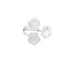 floral trio ring