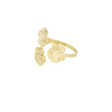 floral trio ring
