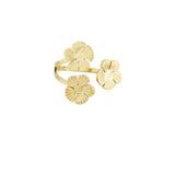 floral trio ring