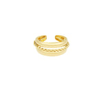 layered spiral ring