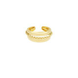 layered spiral ring