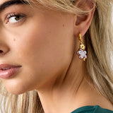 Stainless Steel Drop Earrings Flower Daily Daily Simple Series Women's jewelry