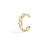 Stainless Steel Cuff Bracelets Heart Casual Daily Simple Series Women's jewelry