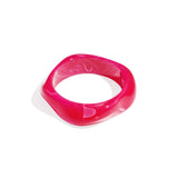 Acrylic Bangles Solid Color Casual Daily Simple Series Women's jewelry