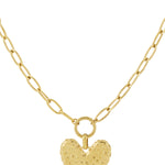 Chunky Heart long Necklace