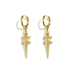 Stainless Steel Drop Earrings Animal Simple Daily Simple Series Women's jewelry