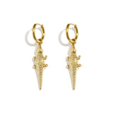 Stainless Steel Drop Earrings Animal Simple Daily Simple Series Women's jewelry