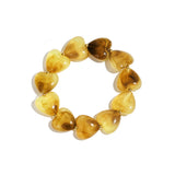 Bracelet with heart-shaped beads