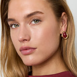 Alloy Stud Earrings Irregular Shape Retro Daily Simple Series Women's jewelry