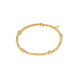Bracelet Beady Gold Color Stainless Steel