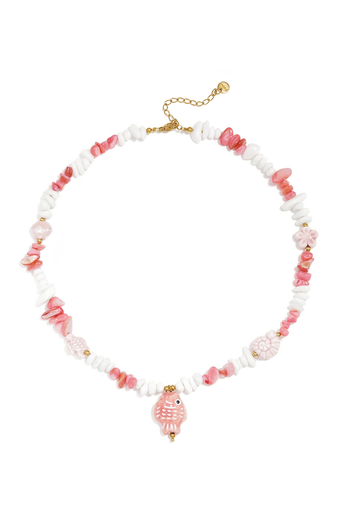 Ceramics Beaded Necklaces Fish Casual Daily Romantic Series Women's jewelry