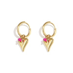 vivid heart earrings