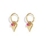 vivid heart earrings