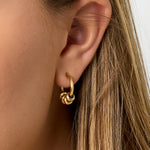 Small hoops with beads