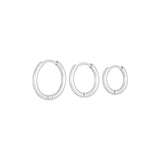 Earrings Set Little Hoops Stainless Steel