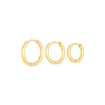 Earrings Set Little Hoops Stainless Steel