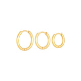 Earrings Set Little Hoops Stainless Steel