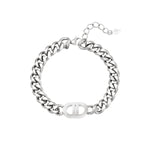 Bracelet The Good Life Silver Color Stainless Steel