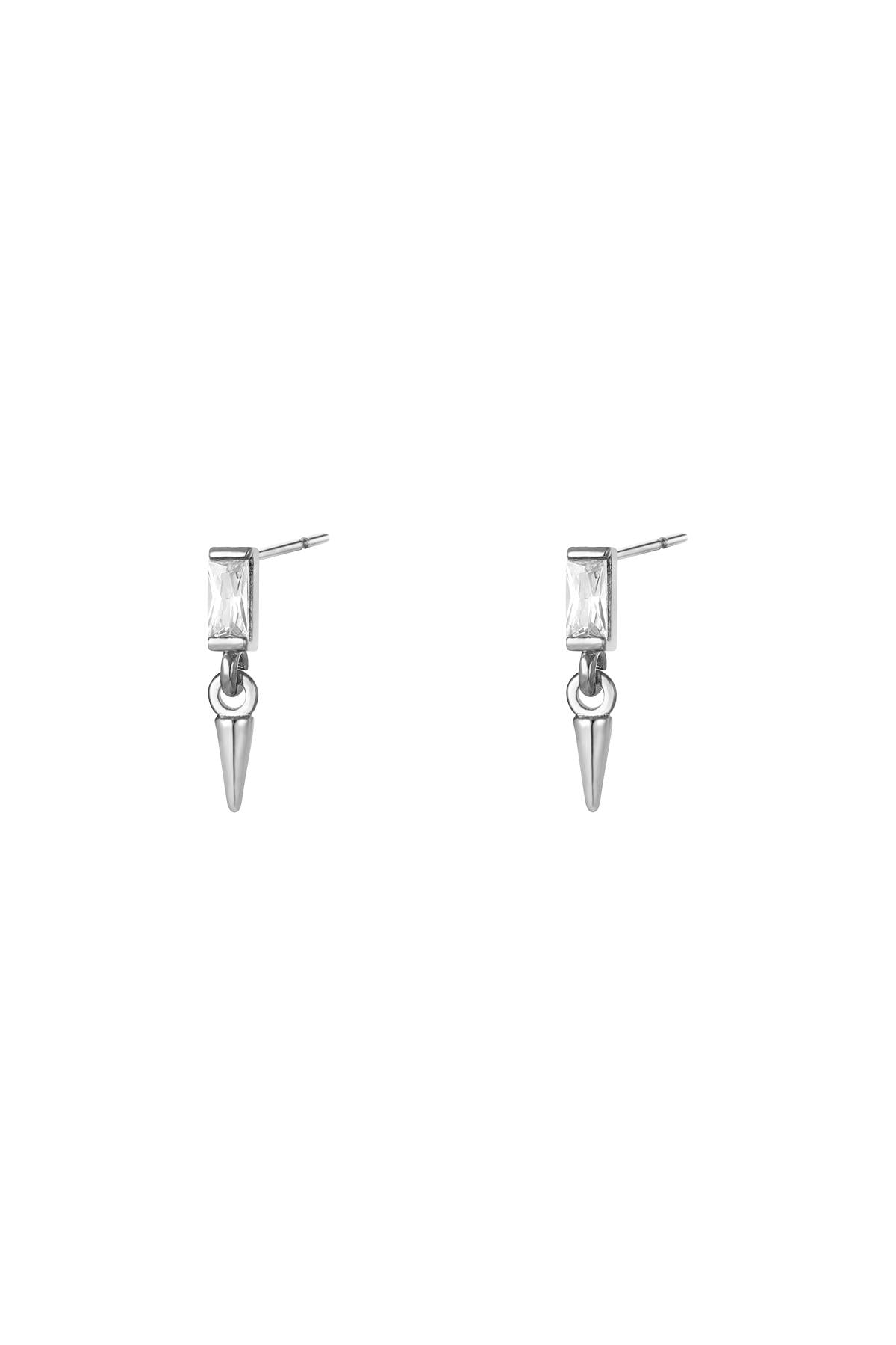 Earrings Little Cone Silver Color Copper