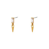 Earrings Little Cone Silver Color Copper